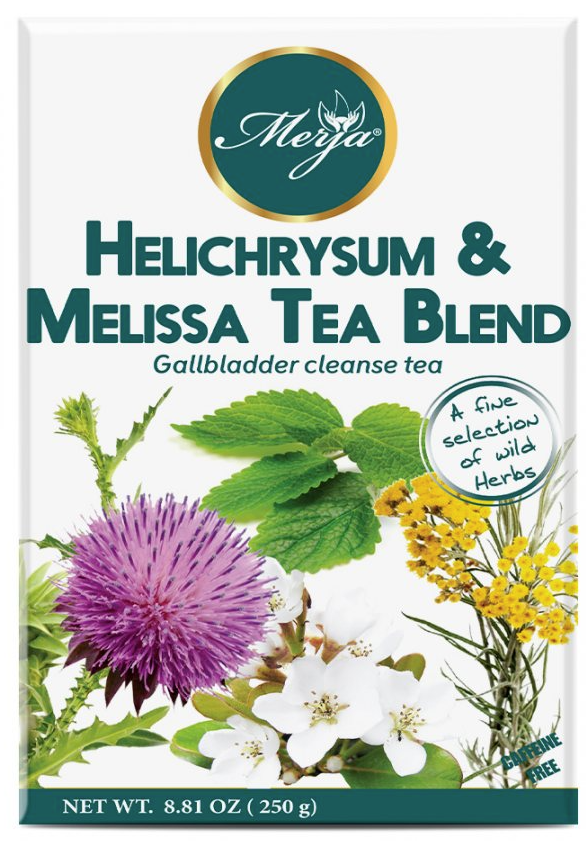 Helichrysum und Melisse Teemischung